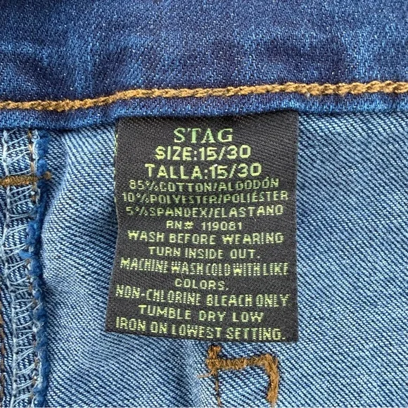 Stag Flare Fit Push Up Super Soft High Rise Stretch Jeans ~ Juniors Tall 30/15 - Picture 7 of 8